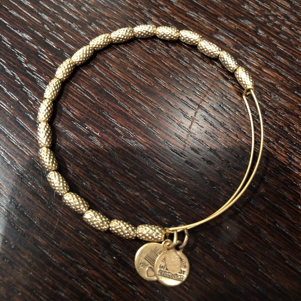 Set of 5 Alex  and Ani bracelets